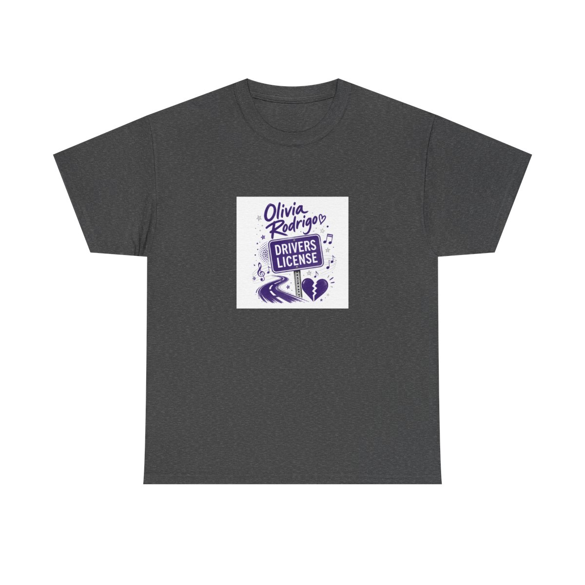 Olivia Rodrigo "drivers license" Unisex Tee - alternate angle 2, merchandise