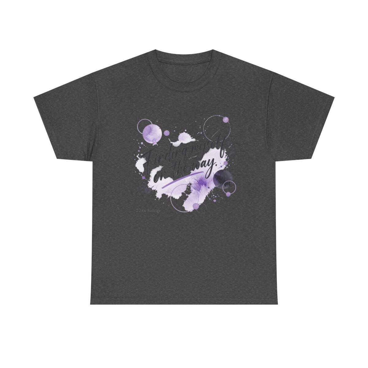 Olivia Rodrigo "Finding myself on the way." Unisex Tee - alternate angle 3, merchandise