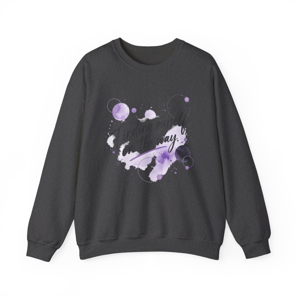 Olivia Rodrigo "Finding myself on the way." Crewneck - alternate angle 2, merchandise