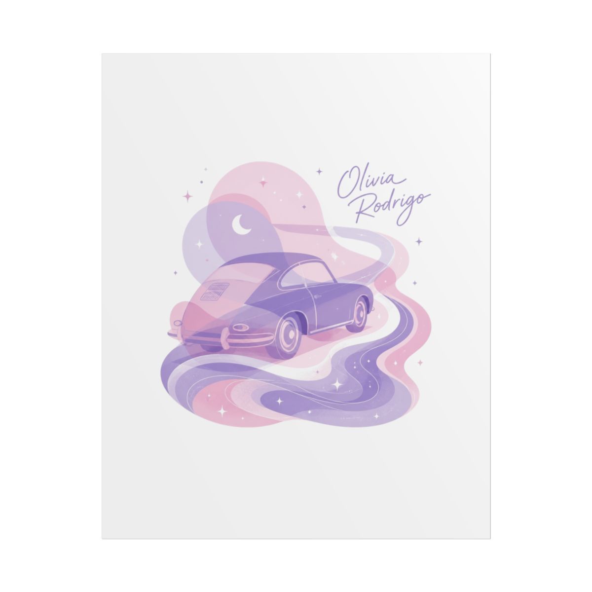 Olivia Rodrigo "dreamy nostalgia." Poster - Official Accessories merchandise