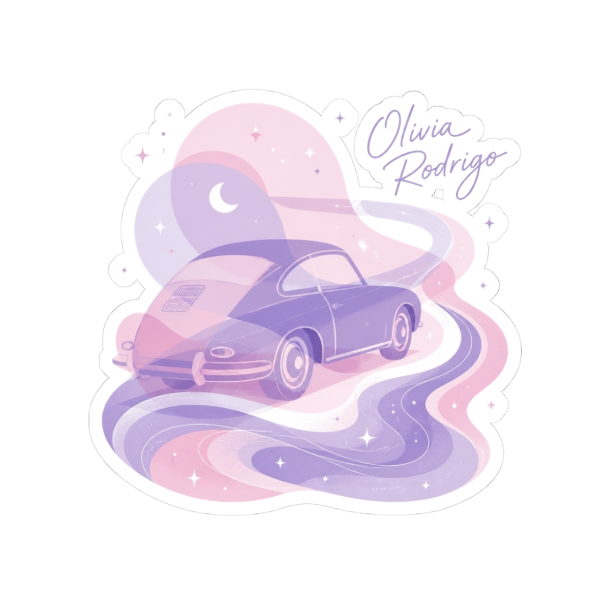 Olivia Rodrigo "dreamy nostalgia." Sticker