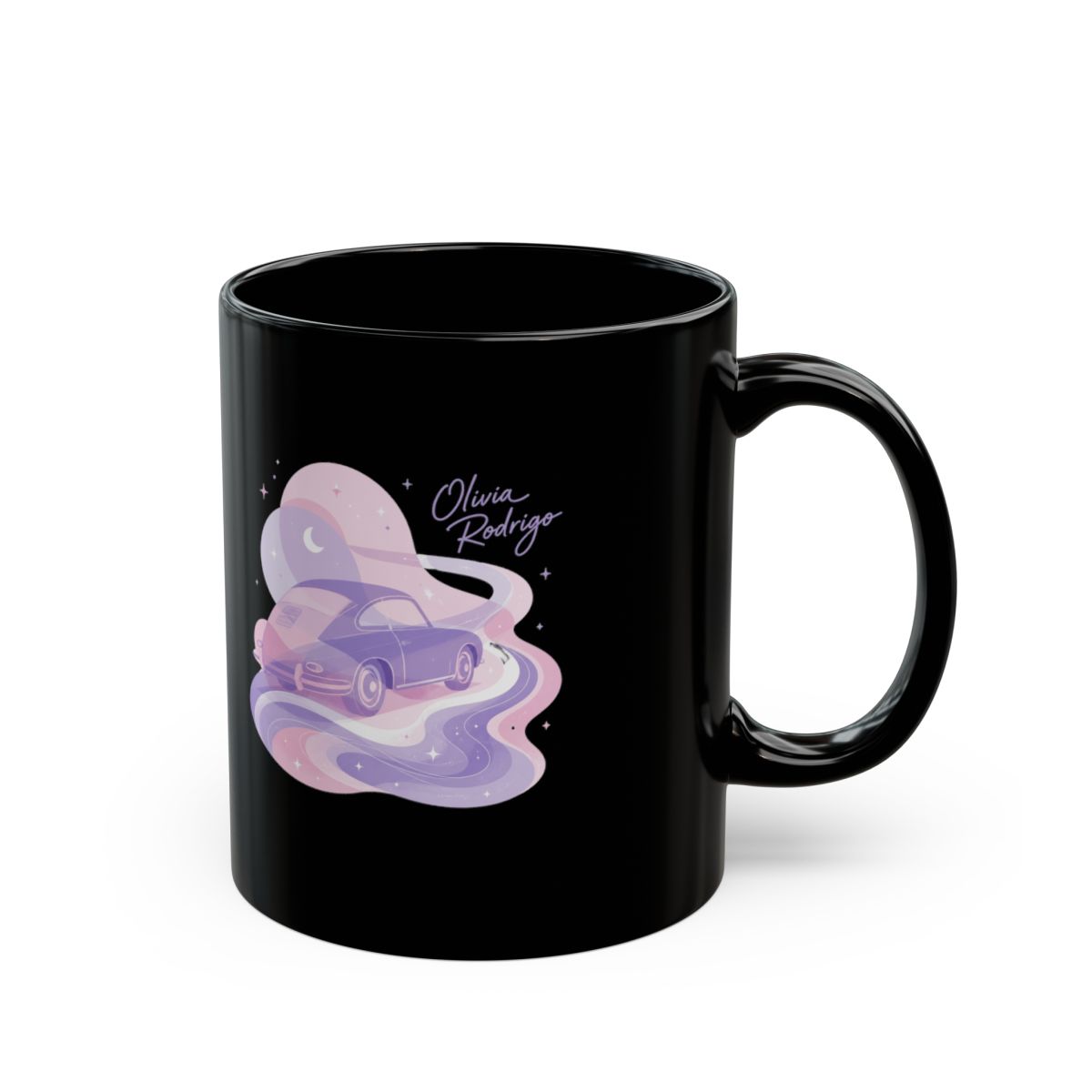 Olivia Rodrigo "dreamy nostalgia." Black Mug