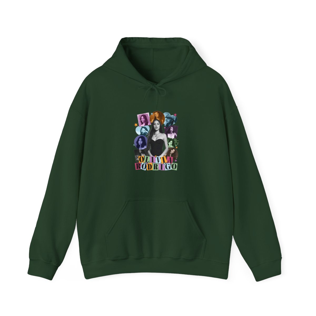 Olivia rodrigo - halftone Hoodie - alternate angle 2, merchandise