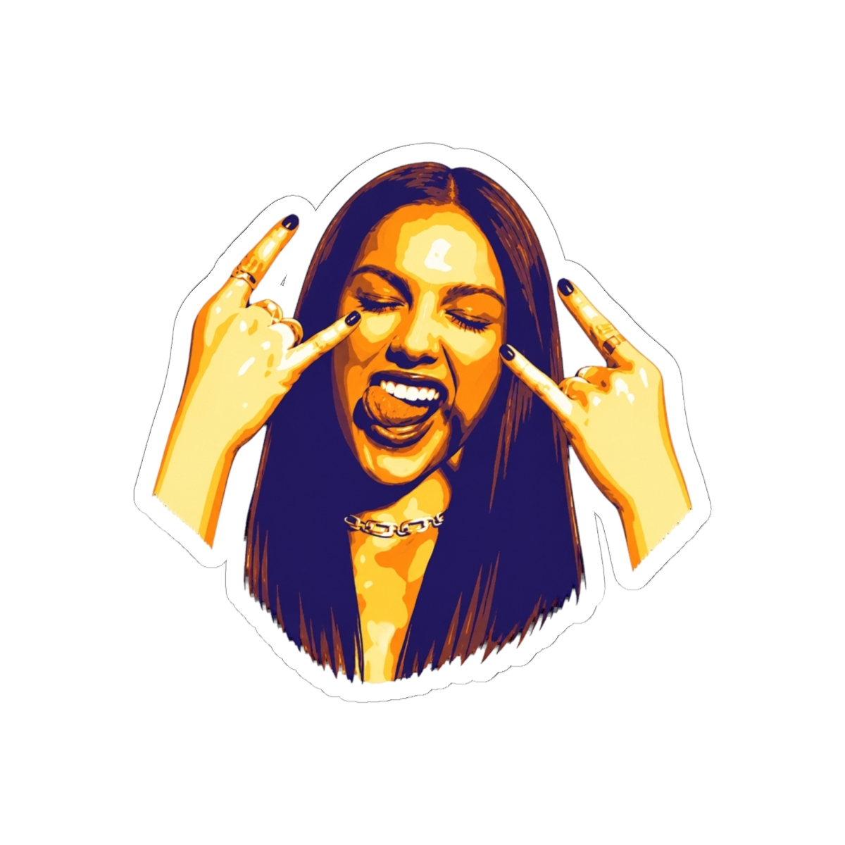 olivia rodrigo retro Sticker