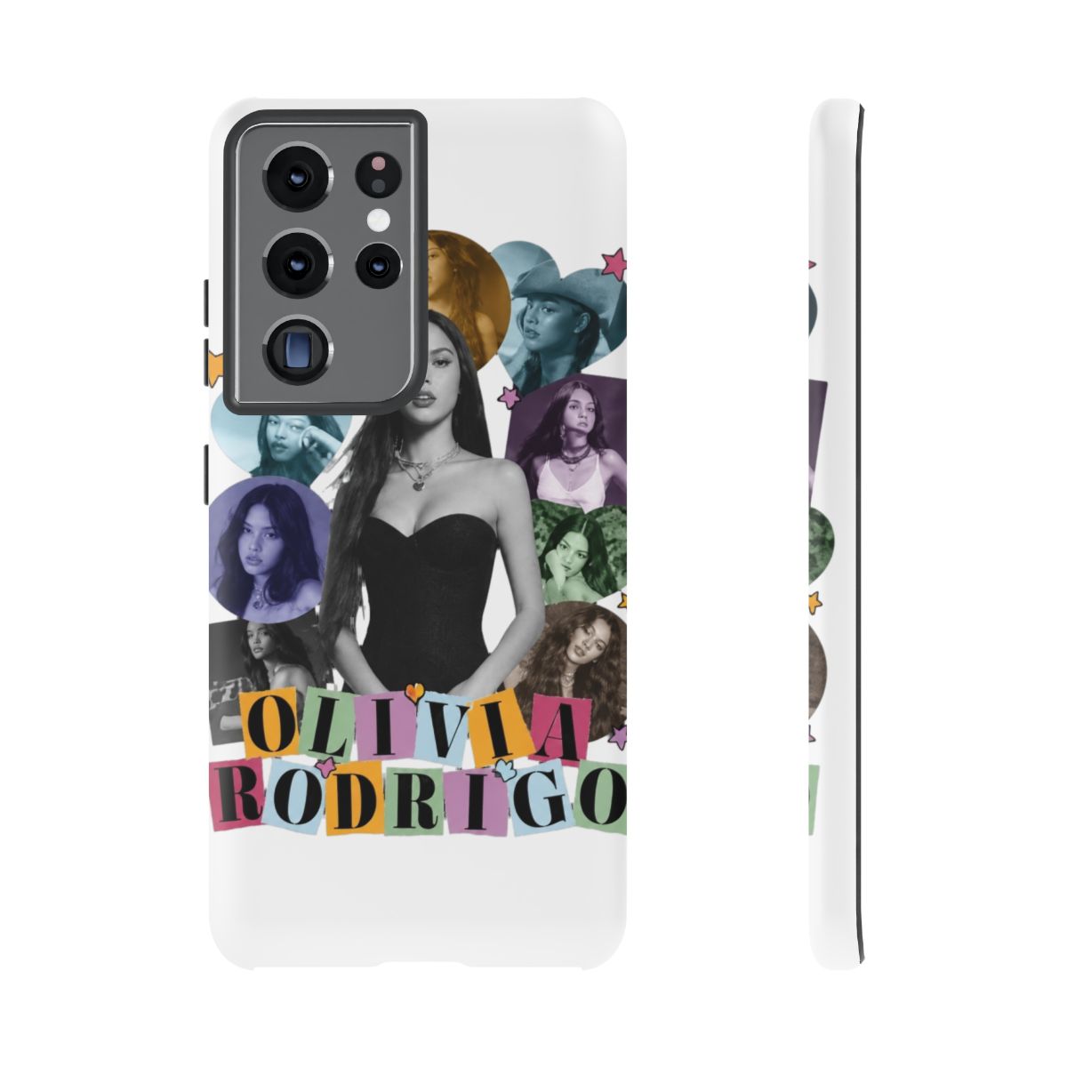 Olivia rodrigo - halftone Phone Case - alternate angle 1, merchandise