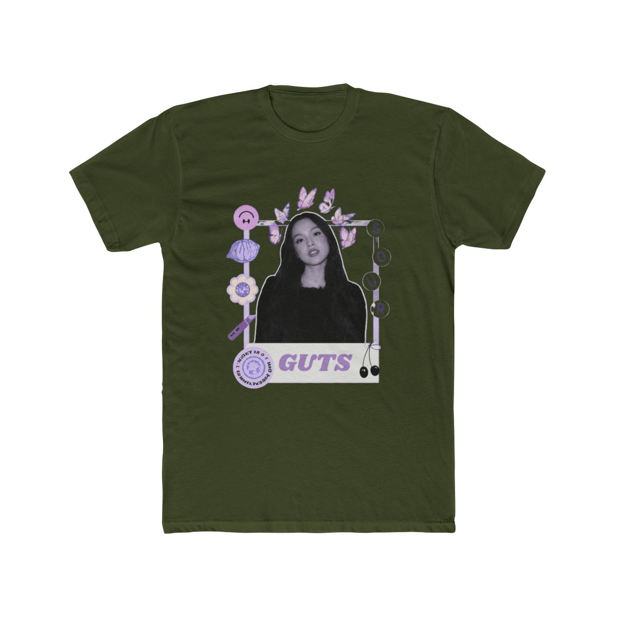 Olivia Rodrigo - Polaroid Long Sleeve T Shirt - alternate angle 2, merchandise