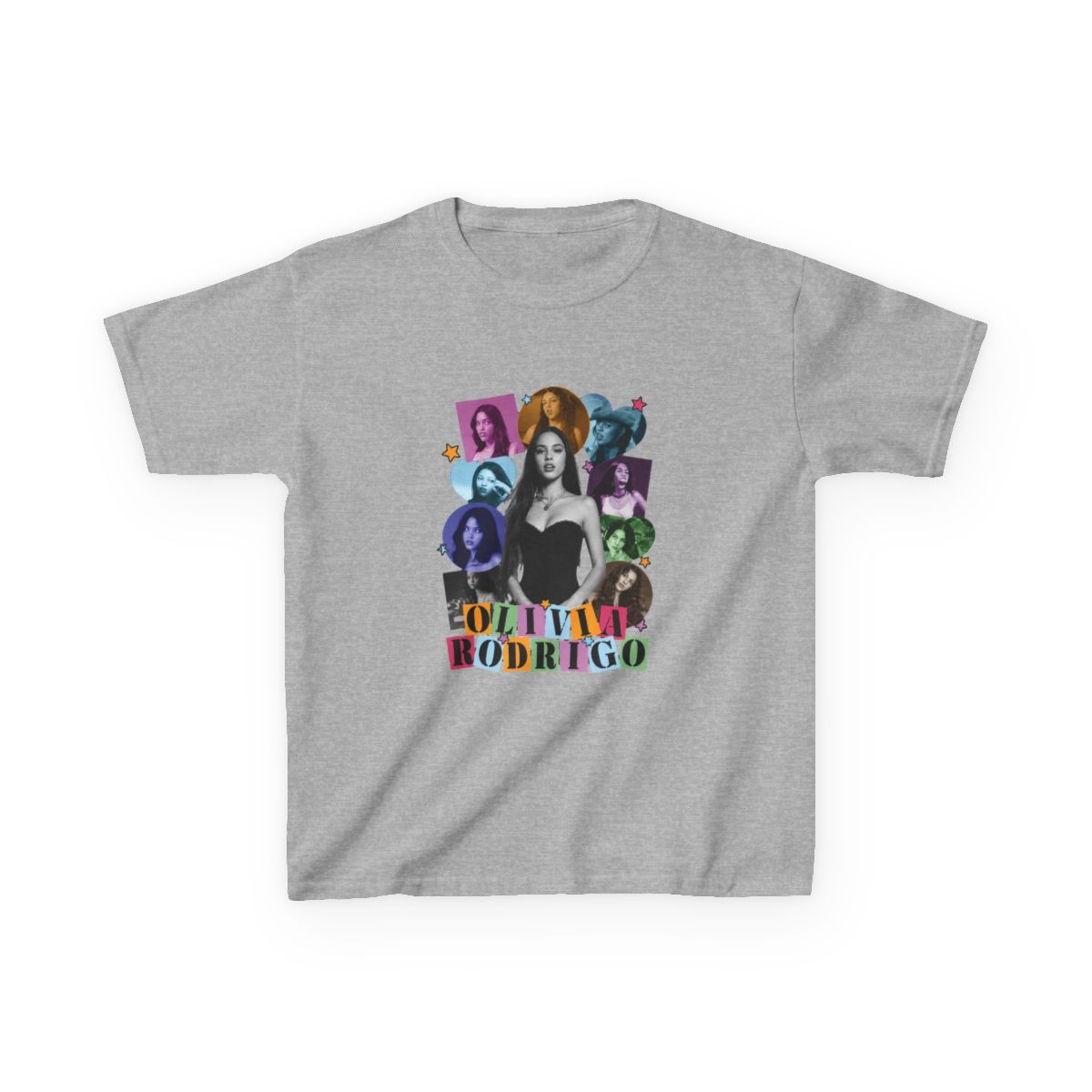 Olivia rodrigo - halftone Kids T-Shirt