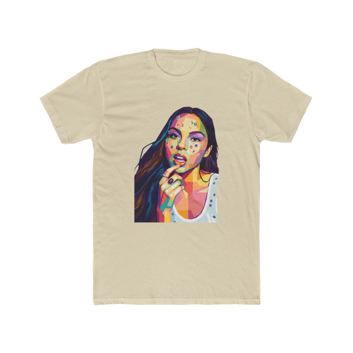 Fan Art Olivia Rodrigo in pop art style T Shirt - alternate angle 4, merchandise