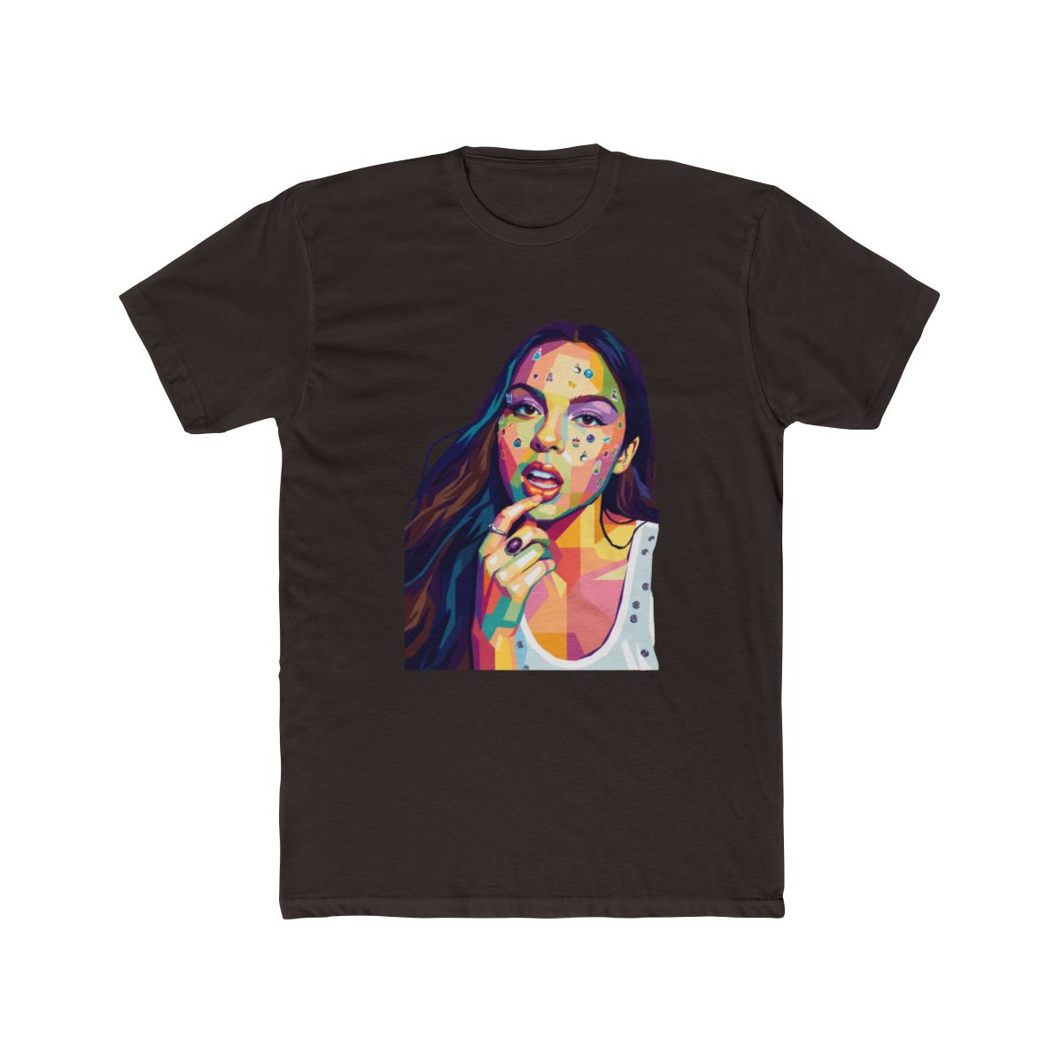 Fan Art Olivia Rodrigo in pop art style T Shirt - alternate angle 3, merchandise