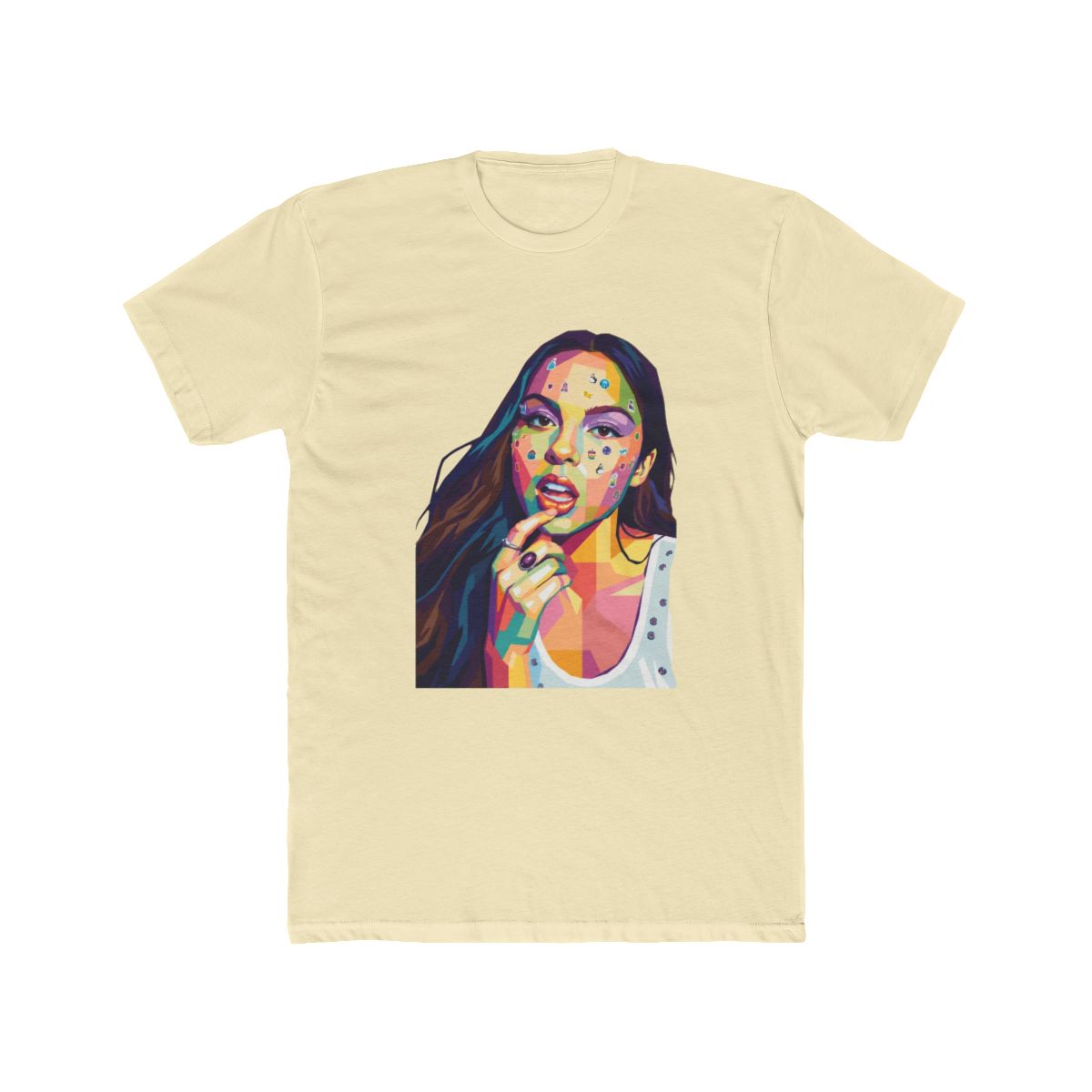Fan Art Olivia Rodrigo in pop art style T Shirt - alternate angle 3, merchandise