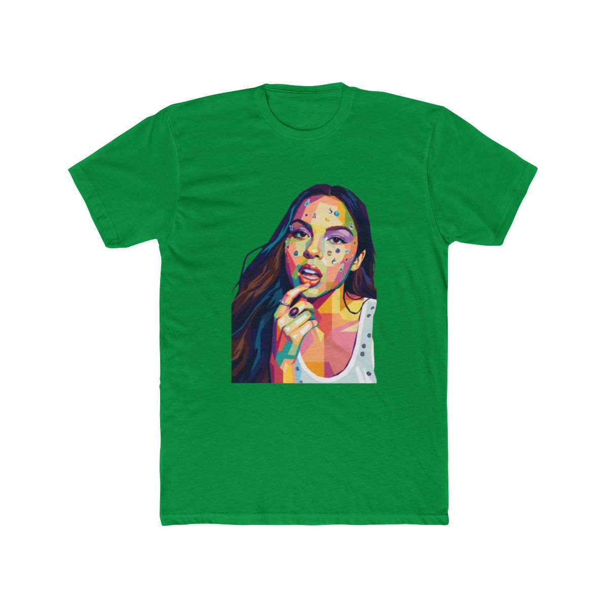 Fan Art Olivia Rodrigo in pop art style T Shirt - alternate angle 2, merchandise