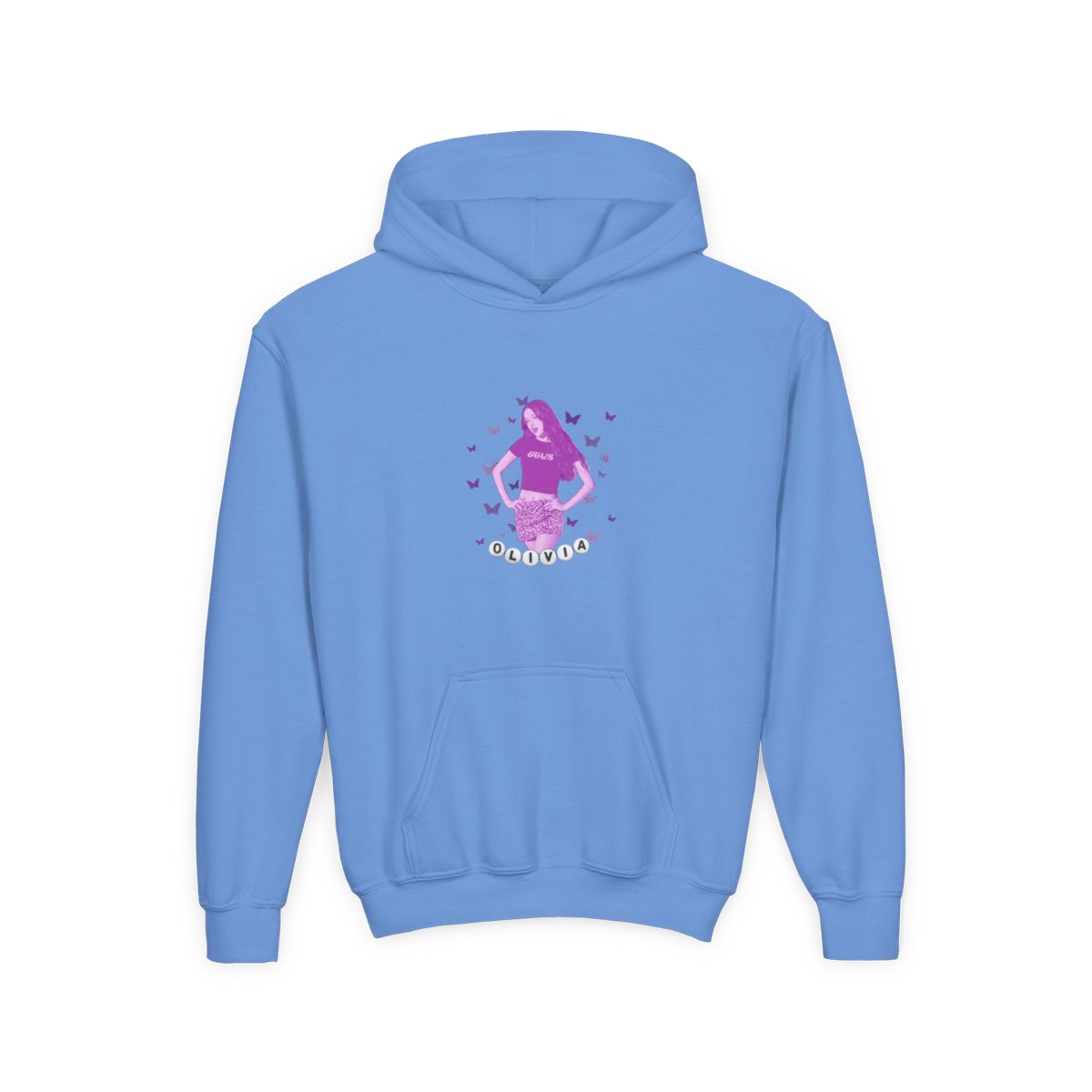 Olivia Rodrigo - Butterflies Kids Hoodie - alternate angle 5, merchandise