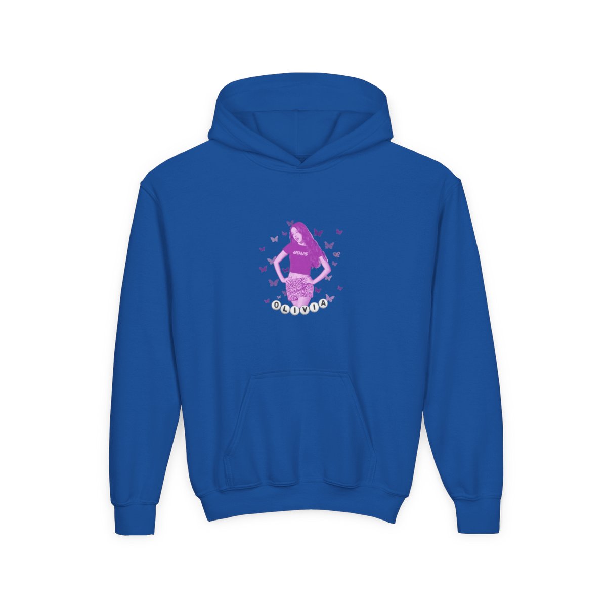 Olivia Rodrigo - Butterflies Kids Hoodie - alternate angle 5, merchandise