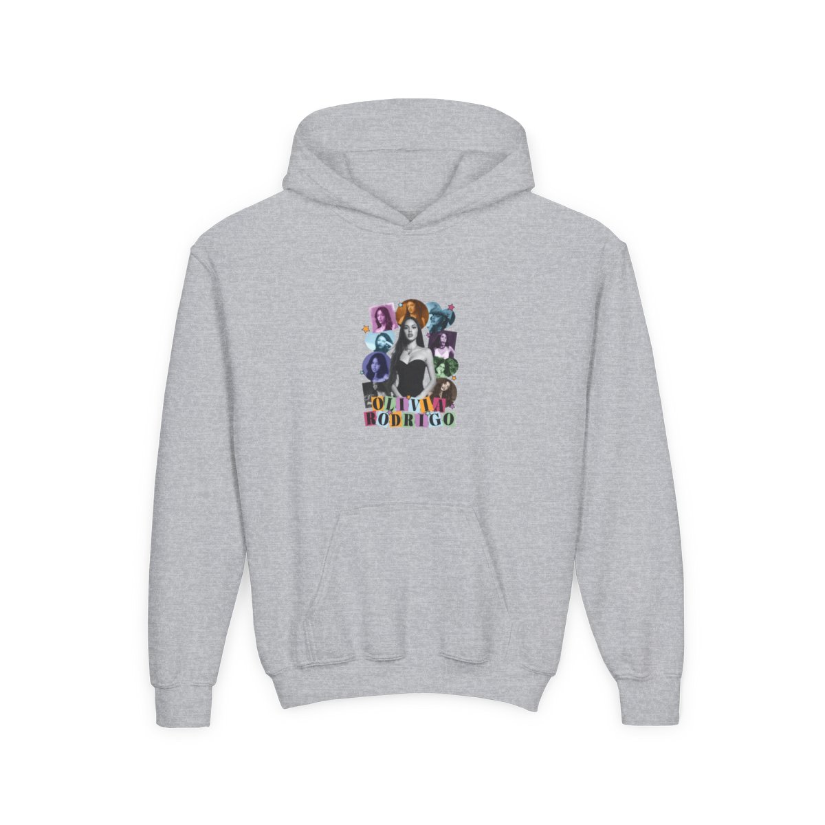 Olivia rodrigo - halftone Kids Hoodie