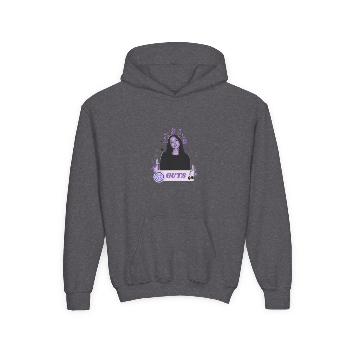 Olivia Rodrigo - Polaroid Kids Hoodie - alternate angle 3, merchandise