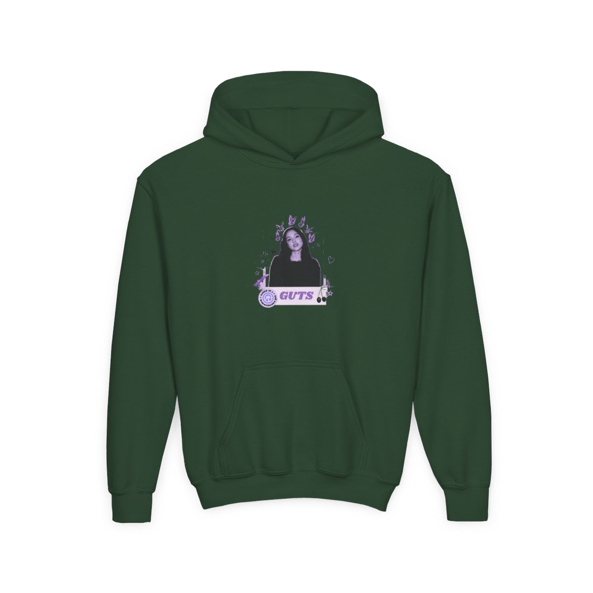 Olivia Rodrigo - Polaroid Kids Hoodie - alternate angle 2, merchandise