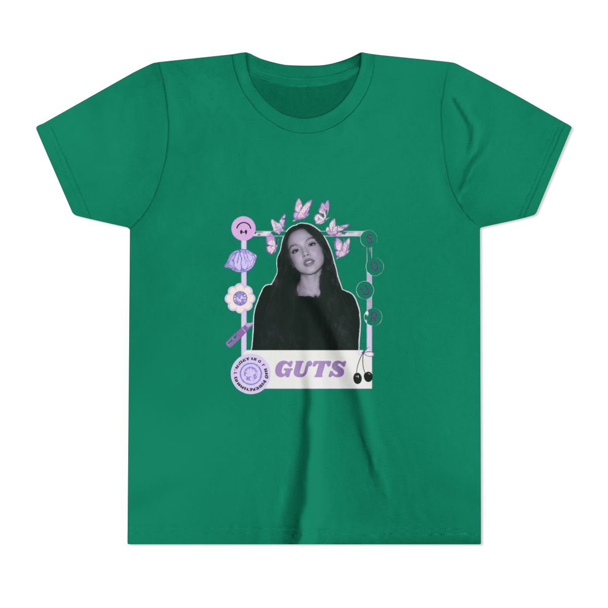 Olivia Rodrigo - Polaroid Kids T Shirt - alternate angle 2, merchandise