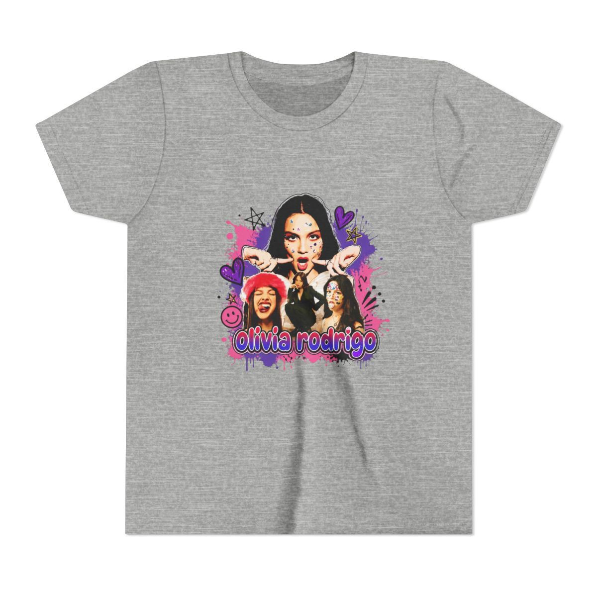 olivia rodrigo - vector Kids T Shirt - alternate angle 5, merchandise