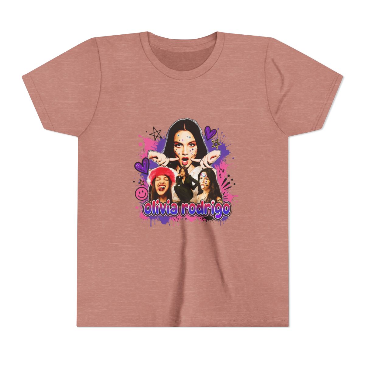 olivia rodrigo - vector Kids T Shirt - alternate angle 2, merchandise