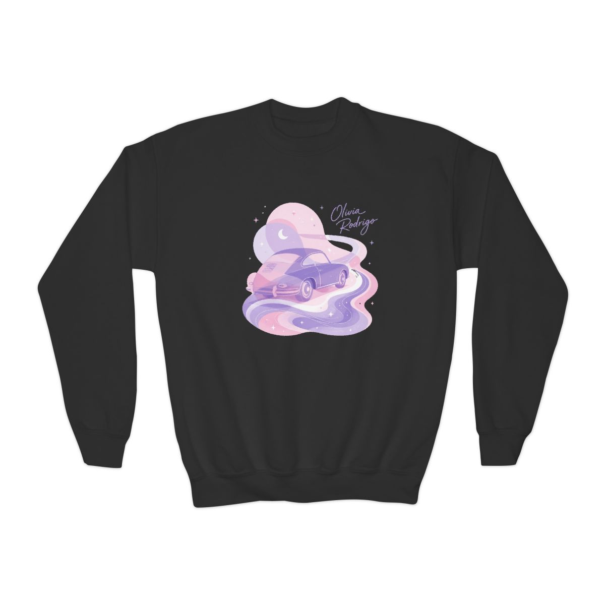 Olivia Rodrigo "dreamy nostalgia." Kids Crewneck