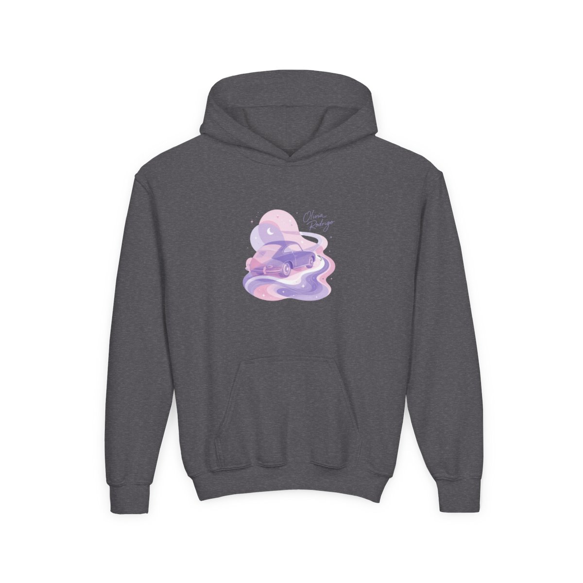 Olivia Rodrigo "dreamy nostalgia." Kids Hoodie - alternate angle 2, merchandise