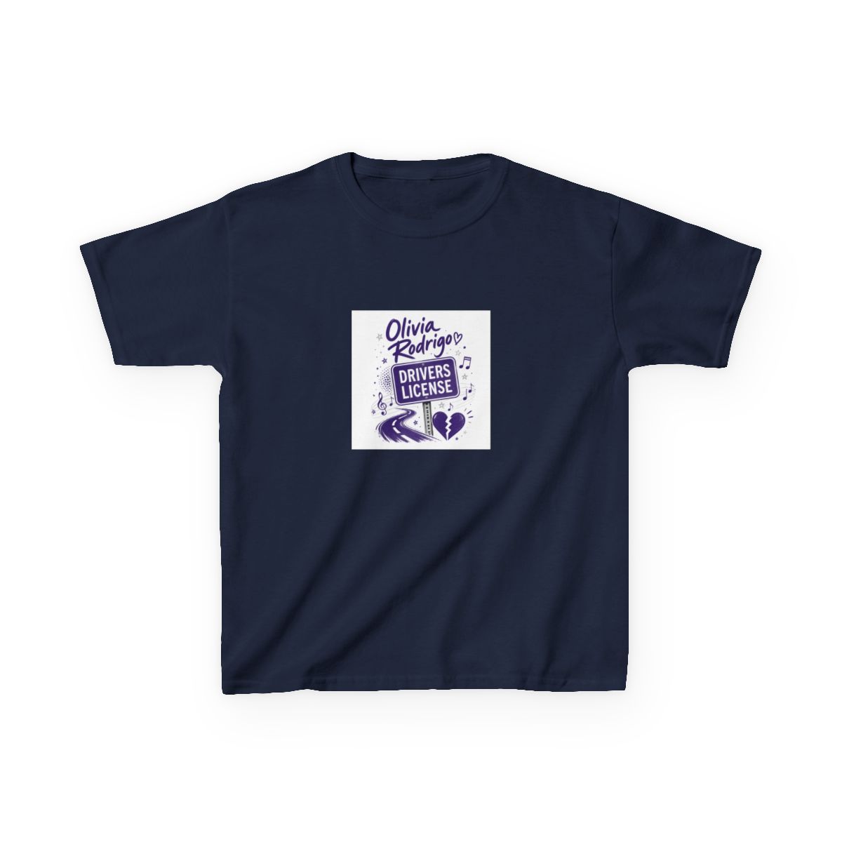 Olivia Rodrigo "drivers license" Unisex Kids Tee - alternate angle 5, merchandise