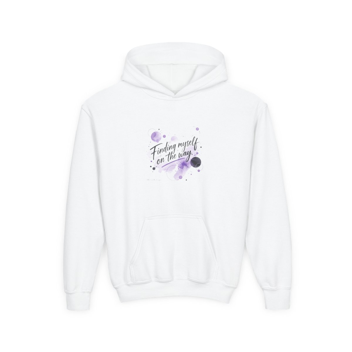 Olivia Rodrigo "Finding myself on the way." Kids Hoodie