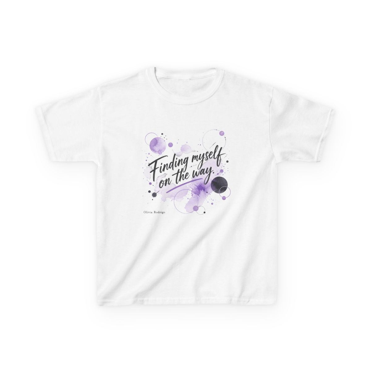 Olivia Rodrigo "Finding myself on the way." Unisex Kids Tee