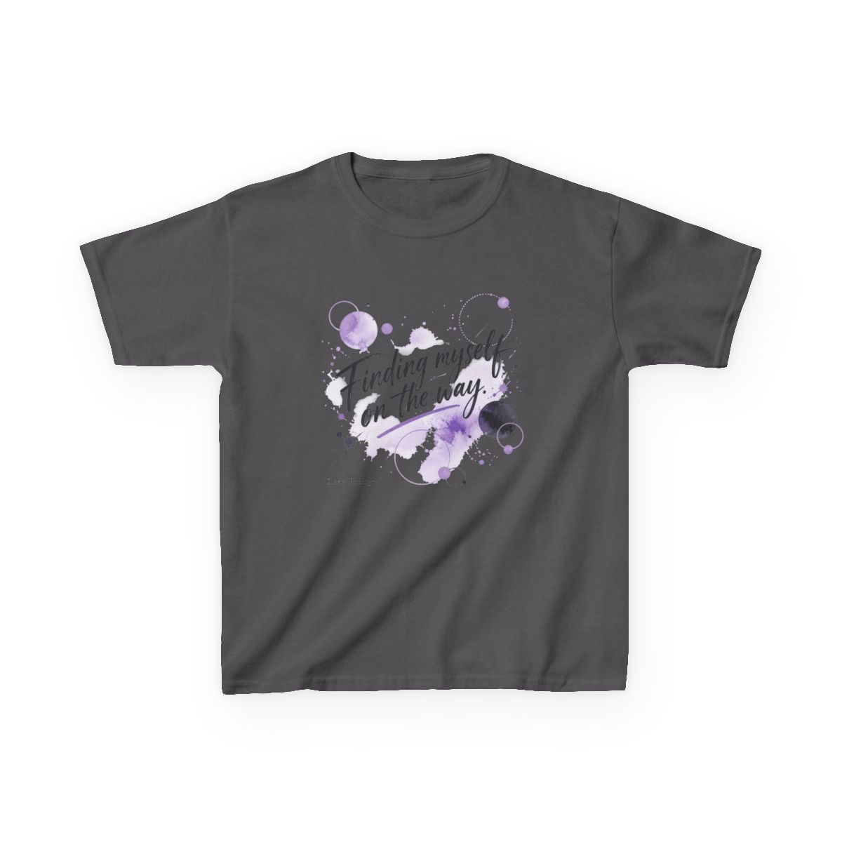 Olivia Rodrigo "Finding myself on the way." Unisex Kids Tee - alternate angle 3, merchandise