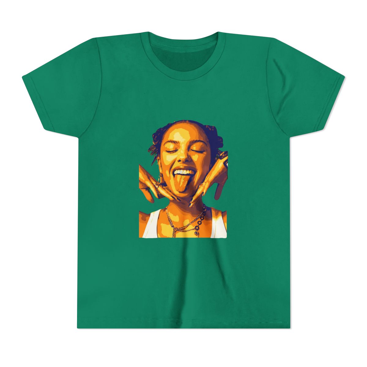olivia rodrigo // singer retro Kids T Shirt - alternate angle 4, merchandise