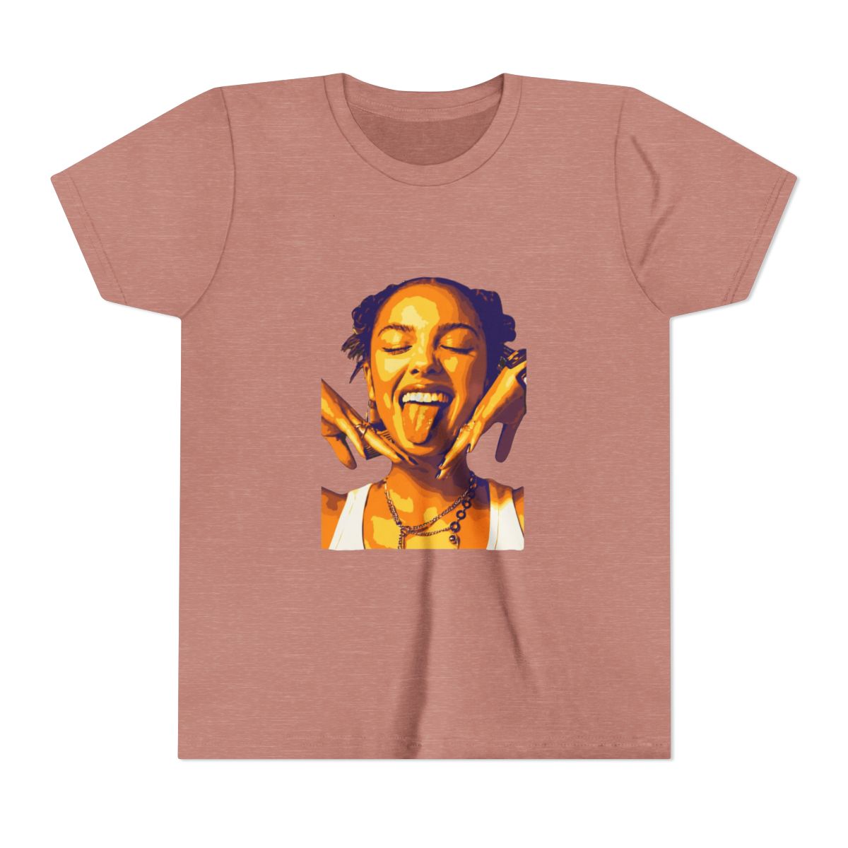olivia rodrigo // singer retro Kids T Shirt - alternate angle 2, merchandise