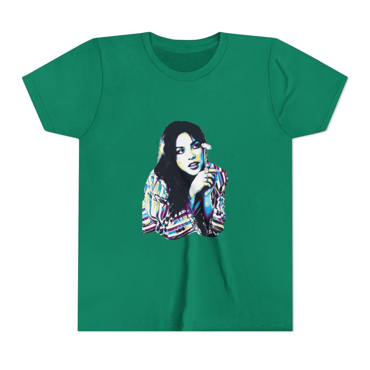 olivia rodrigo pop art style Kids T Shirt