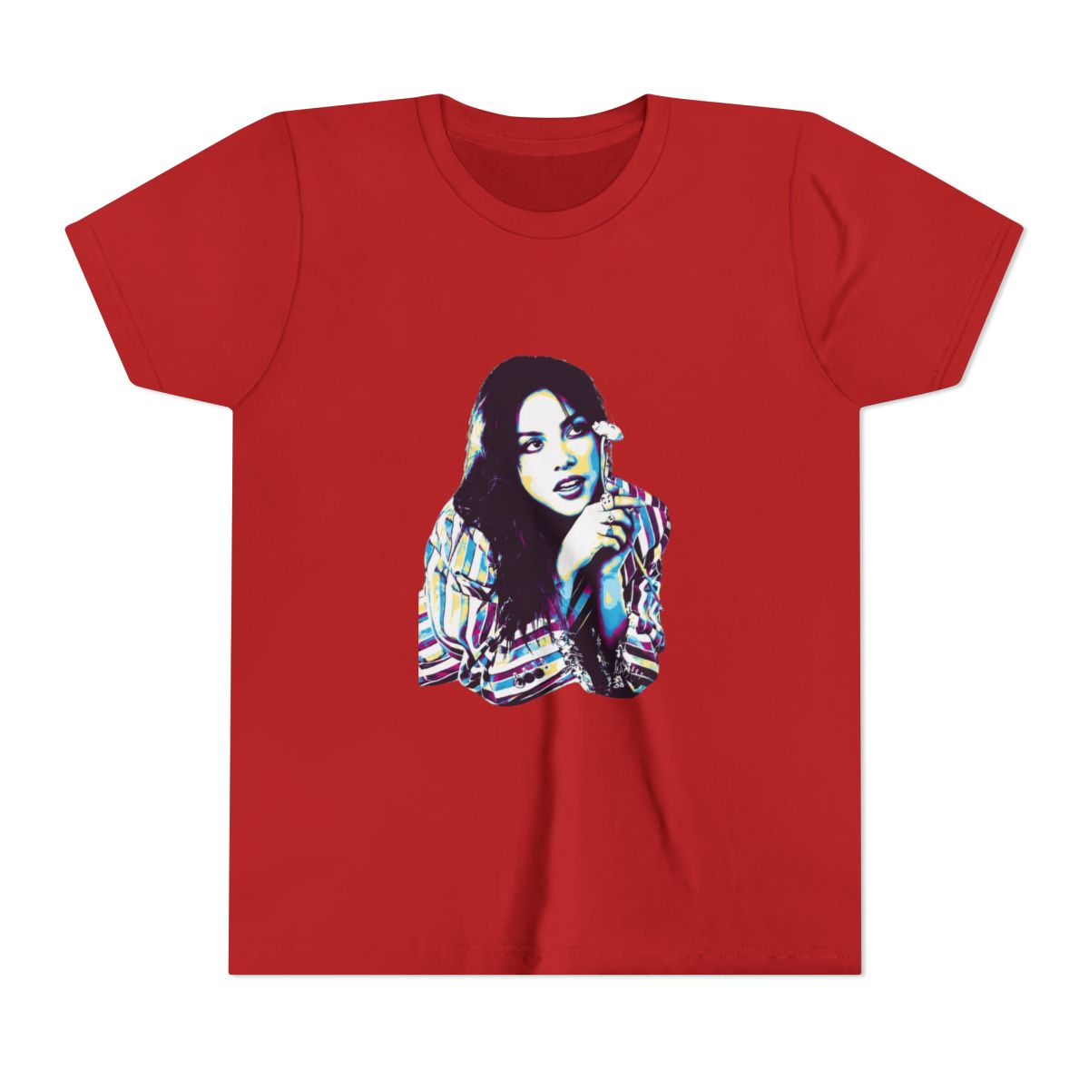 olivia rodrigo pop art style Kids T Shirt - alternate angle 5, merchandise
