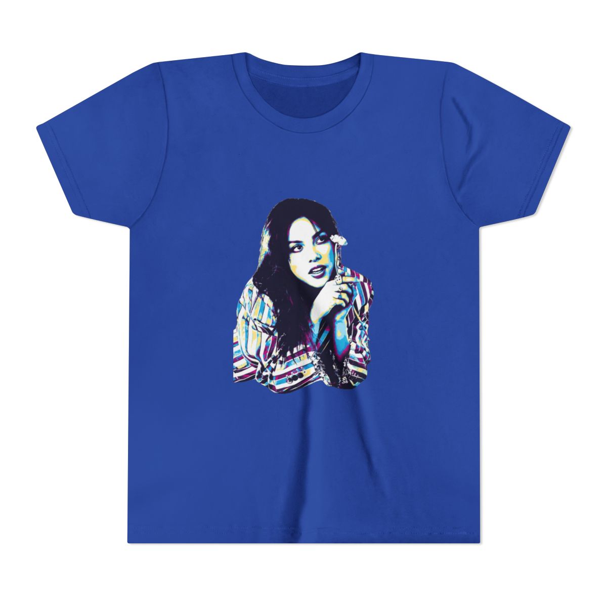 olivia rodrigo pop art style Kids T Shirt - alternate angle 3, merchandise